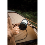 Linterna de camping recargable con manivela 300lm Nordic Drift Everest color negro vista de ambiente 2