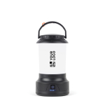 Linterna de camping recargable con manivela 300lm Nordic Drift Everest color negro vista de impresión
