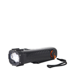Linterna de emergencia con manivela 2000mAh Nordic Drift Everest color negro vista de impresión