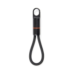Cable de carga rápida USB-C con mosquetón Nordic Drift Everest 60W color negro segunda vista
