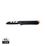 Cuchillo plegable de acero inoxidable Nordic Drift Adventure color negro
