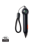Bolígrafo bolsillo con brújula y grafito retráctil Nordic Drift Trail color negro