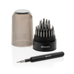 Set de destornilladores multifunción de aluminio 31 en 1 GearX color negro