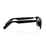 Gafas de audio inteligentes con traducción IA polarizadas UV400 color negro cuarta vista
