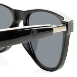Gafas de audio inteligentes con traducción IA polarizadas UV400 color negro quinta vista