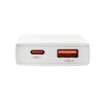 Cargador plano ultrafino con clavijas viaje y USB-C 65W color blanco sexta vista