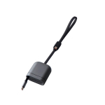 Cable de carga retráctil USB-C a USB-C 120cm 16 pines 100W color gris segunda vista