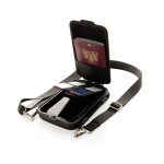 Estuche rígido organizador viaje correa cuello Swiss Peak color negro tercera vista