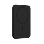 Powerbank magnética QI2.2 ultrafina de aluminio reciclado 5000 mAh color negro