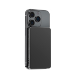 Powerbank magnético ecológico con carga inalámbrica 15W 5000 mAh color negro segunda vista