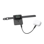 Powerbank magnético ecológico con carga inalámbrica 15W 5000 mAh color negro sexta vista