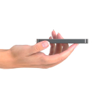 Powerbank magnético ecológico con carga inalámbrica 15W 5000 mAh color negro séptima vista