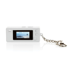 Cámara instantánea estilo llavero con pantalla color y USB-C 720P color blanco cuarta vista