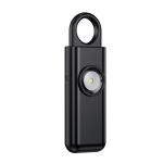Alarma personal inteligente con luz y recarga USB-C 150dB color negro