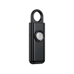 Alarma personal inteligente con luz y recarga USB-C 150dB color negro