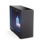 Altavoz inalámbrico transparente con luz RGB integrada y USB-C 5W color negro