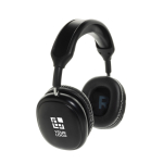 Auriculares supraaurales plegables con batería extraíble USB-C color negro vista de impresión