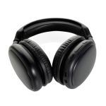 Auriculares supraaurales plegables con batería extraíble USB-C color negro tercera vista