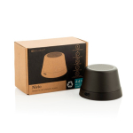 Altavoz compacto magnético con resistencia IPX4 5W 500mAh color negro vista con caja