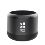 Altavoz inalámbrico compacto con Bluetooth 5.3 y sonido 3W color gris vista de impresión