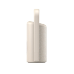 Altavoz inalámbrico compacto con micrófono incorporado 10W color beige cuarta vista