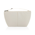 Bolsa térmica con correa ajustable y bolsillo frontal 8L color beige tercera vista