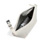 Bolsa térmica con correa ajustable y bolsillo frontal 8L color beige cuarta vista
