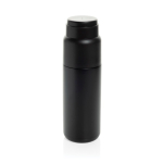 Termo con taza integrada antigoteo y aislamiento al vacío 500ml color negro