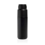 Termo con taza integrada antigoteo y aislamiento al vacío 500ml color negro segunda vista