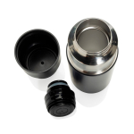 Termo con taza integrada antigoteo y aislamiento al vacío 500ml color negro cuarta vista