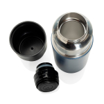 Termo con taza integrada antigoteo y aislamiento al vacío 500ml color azul marino cuarta vista