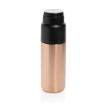 Termo con taza integrada antigoteo y aislamiento al vacío 500ml color marrón grisáceo