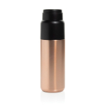 Termo con taza integrada antigoteo y aislamiento al vacío 500ml color marrón grisáceo segunda vista