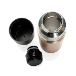 Termo con taza integrada antigoteo y aislamiento al vacío 500ml color marrón grisáceo cuarta vista