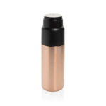 Termo con taza integrada antigoteo y aislamiento al vacío 500ml color marrón grisáceo