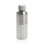 Botella hermética con asa y tapa rosca con antigoteo 750ml color gris