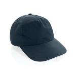 Gorra de 5 paneles de nailon reciclado ligera y transpirable color azul marino