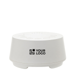 Altavoz de ruido blanco ecológico con apagado automático y 3W color blanco vista de impresión