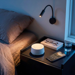Altavoz de ruido blanco ecológico con apagado automático y 3W color blanco vista de ambiente