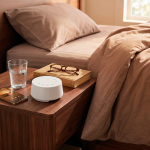 Altavoz de ruido blanco ecológico con apagado automático y 3W color blanco vista de ambiente 3