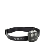 Linterna frontal con sensor de movimiento GearX 800 mAh color negro vista de impresión