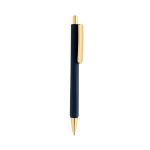 Bolígrafo ergonómico de tres lados tacto suave tinta azul color azul marino