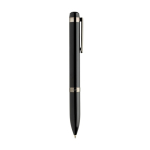 Bolígrafo metal con giro suave Swiss Peak 1200m tinta azul color negro tercera vista