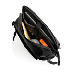 Bolsa bandolera con RFID y capacidad de 9,8L Swiss Peak 15,6” color negro sexta vista