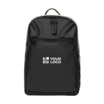 Mochila portátil con compartimentos y capacidad 16L Swiss Peak 15,6” color negro vista de impresión