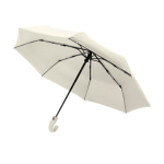 Paraguas plegable automático 21'' mango piel sintética mate Ø108 color beige