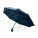 Paraguas plegable automático 21'' mango piel sintética mate Ø108 color azul bondi