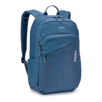 Mochila para portátil con compartimento acolchado 23L 16” Thule Indago color azul vista con logo