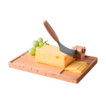 Cortador de queso con tabla DE MADERA y cuchillo extraíble Boska color marrón