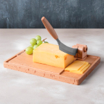 Cortador de queso con tabla DE MADERA y cuchillo extraíble Boska color marrón vista de ambiente 3